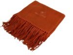 Orange Alpaca Scarf - Image 4