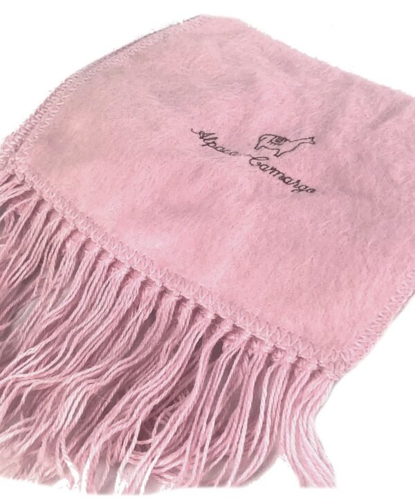 Pink Alpaca Scarf
