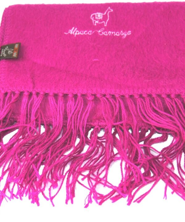 Fuscia Alpaca Scarf