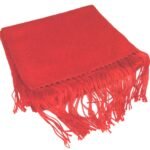 Red Alpaca Scarf 