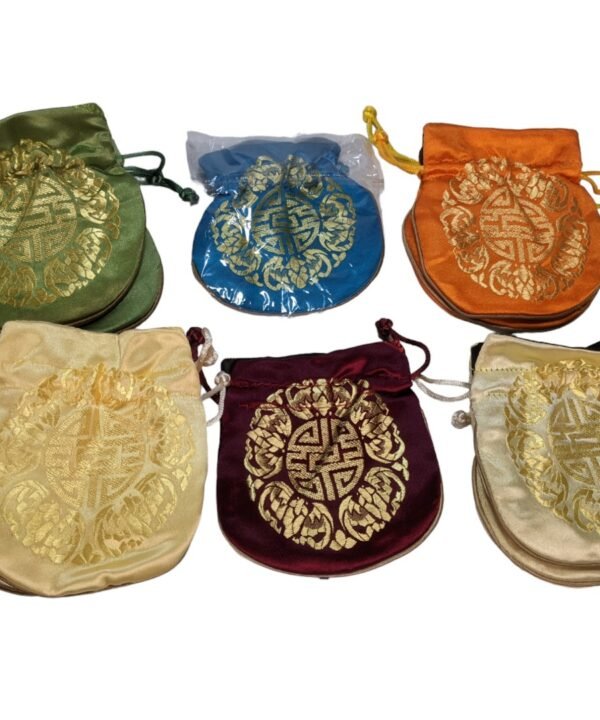 3 x Buddhist Embroidered