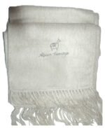 White Alpaca Scarf
