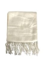 White Alpaca Scarf