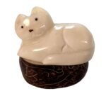 Tagua Carving Cat