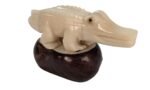 Tagua Carving Crocodile