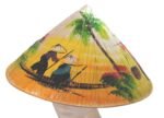 Genuine Painted Vietnamese Non La Hat - Image 2