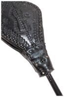 Moroccan Fire Bellows | Metal Leather Wood - Image 6