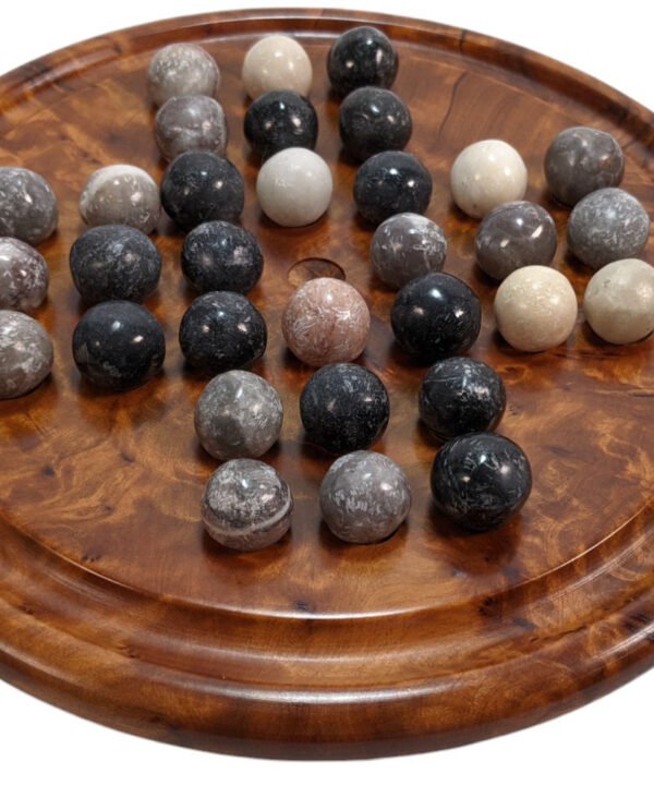 Thuya Wood Solitaire Set
