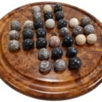 Thuya Wood Solitaire Set