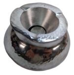 Moroccan Aluminium Ashtray | Handmade Hammered Aluminium - Image 4