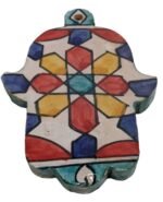 Moroccan Zellige Hand of Fatima  / Khmasa / Hamsa S-A2 - Image 2