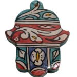 Ceramic Hand of Fatima Tile