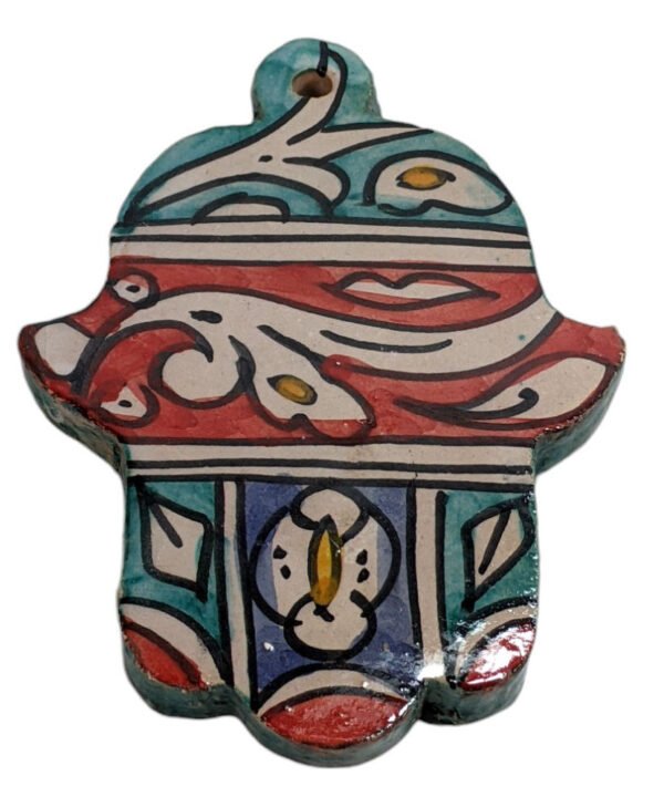Ceramic Hand of Fatima Tile