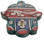 Moroccan Zellige Hand of Fatima / Khmasa / Hamsa S-A5 - Image 4