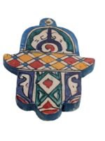 Moroccan Zellige Hand of Fatima / Khmasa / Hamsa M-B2 - Image 2