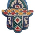 Zellige Hand of Fatima Tile