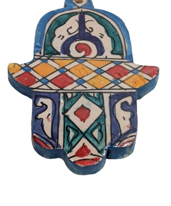 Zellige Hand of Fatima Tile