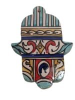 Moroccan Zellige Hand of Fatima / Khmasa / Hamsa M-B3 - Image 2