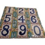 Zellige Number Tile TWO