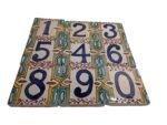 Zellige Number Tile FIVE | 10cm / 4'' | Moroccan - Image 3
