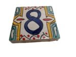 Zellige Number Tile EIGHT
