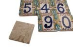 Zellige Number Tile EIGHT | 10cm / 4'' | Moroccan - Image 4