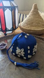 Blue Gnawa Hat | Genuine - Gnaoua - Wool Felt and Real - Image 2