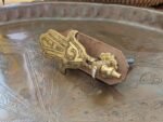 Brass Hamsa Knocker | Genuine Engraved Moroccan - Hand of - Image 9