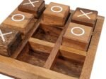 Wooden Tic Tac Toe | Knots and Crosses - Handmade Set XO - Image 5