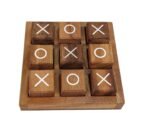 Wooden Tic Tac Toe | Knots and Crosses - Handmade Set XO - Image 3