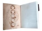 Beautiful Handmade Indian Camel Leather Art Sketch Book Notebook Journal size 25x18 inlaid with 5 Stones - Image 8