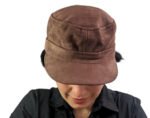 Suede Military Cap