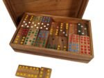 Wooden Double 9 Dominoes