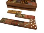 Wooden Double 9 Dominoes