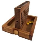 Small Wooden Four in a Row