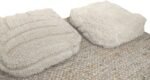 Berber Wool Pouffe | Deep Pile Moroccan 100% Traditionally - Image 3