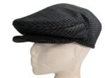 Peaky Blinders Hat | Newsboy Flat Cap Grey Wool Rich Baker - Image 3