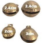 Vintage Brass Bells Set