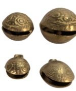 Vintage Brass Bells Set of 4 - Hue - Vietnam - 2cm -3.4cm - Image 2