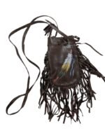 fair trade leather pouch