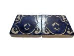 Moroccan Zellige Tiles F | Mosaic - Pair - Hamsa DESIGN - - Image 2