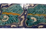 Moroccan Zellige Tiles J | Mosaic - Pair - Hamsa DESIGN - - Image 3