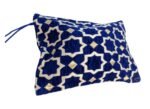 Zellige Clutch Zip Bag | Genuine Moroccan Make-up - Blue - Image 5