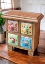 Wooden 4 Drawer Chest