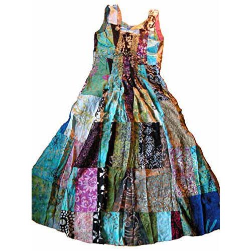 Patchwork Long Dress
