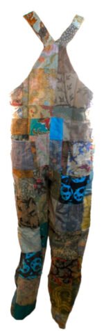 Patchwork Dungarees Old Batik from Bali - Image 12