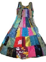 Patchwork Long Dress