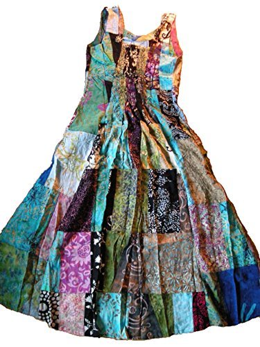Patchwork Long Dress