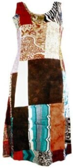 patchwork short dress