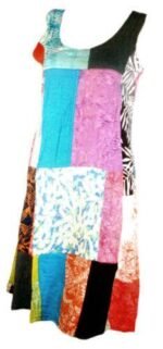 patchwork short dress